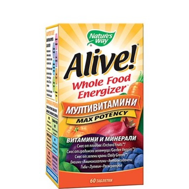 Alive при слаб имунитет 1 г х60 таблетки Nature's Way