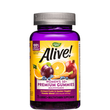 Alive за жизнен тонус при жени 50+ х75 желирани таблетки Nature's Way
