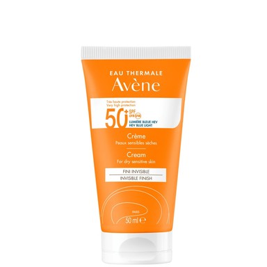 Avene Eau Thermale Слънцезащитен крем за суха и чувствителна кожа SPF50+ х50 мл