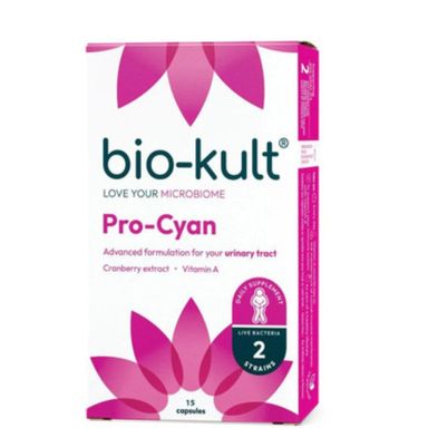 Bio-Kult Pro-Cyan за поддържане на здрави пикочни пътища х15 капсули