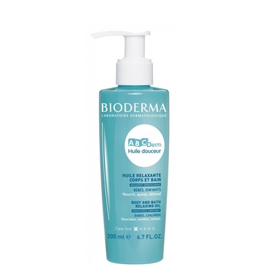 Bioderma ABCDerm Хидратиращо масажно олио за бебета и деца х200 мл