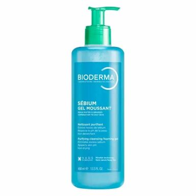 Bioderma Sebium Мoussant Измивен гел за комбинирана и мазна кожа х400 мл