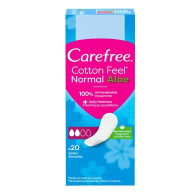 Carefree Aloe Normal Дамски превръзки ежедневни x20 броя