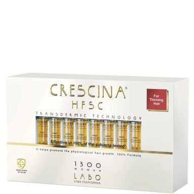 Crescina Re-Growth 1300 Woman Терапия за подпомагане на растежa на косата при жени 3.5 мл х20 ампули