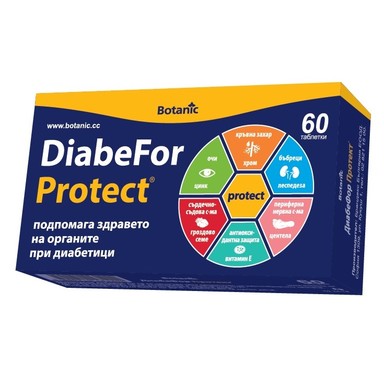 DiabeFor Protect при диабет х60 таблетки Botanic