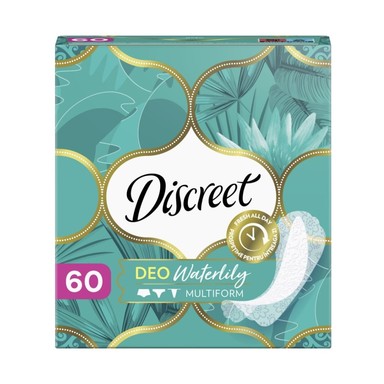 Discreet Deo Waterlily Дамски ежедневни превръзки x60 броя