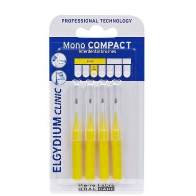 Elgydium Clinic Mono Compact Интердентална четка 1 мм x4 броя