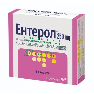 Ентерол 250 мг х6 сашета Biocodex