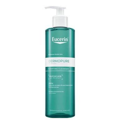 Eucerin DermoPure Clinical Измиващ гел за лице за кожа склонна към акне х400 мл