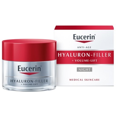 Eucerin Hyaluron-Filler + Volume-lift Нощен крем за всеки тип кожа х50 мл