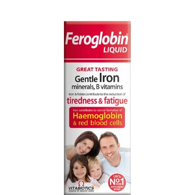 Feroglobin B12 Сироп за допълнително желязо х200 мл Vitabiotics