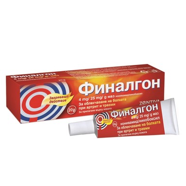 Финалгон маз при ревматични болки х20 г Zentiva