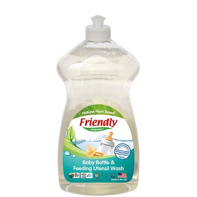 Friendly Organic Препарат за ръчно измиване на бебешки шишета и съдове х739 мл