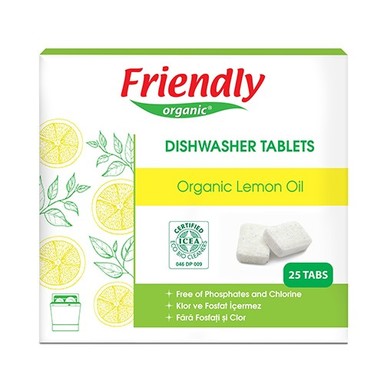 Friendly Organic Таблетки за съдомиялна машина х25 броя