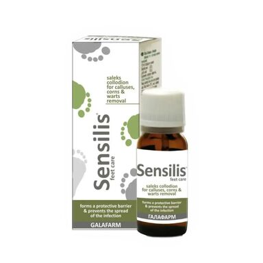 Galafarm Sensilis Salex Collodion лосион против мазоли и кокоши трън х10 мл
