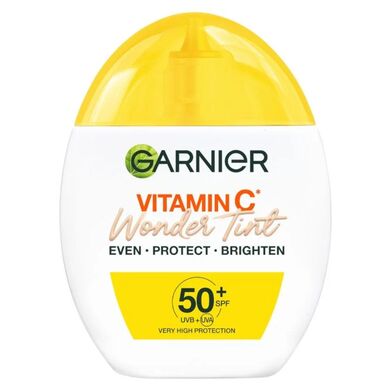 Garnier Vitamin C Wonder Tint Дневен тониращ флуид за лице SPF50+ светъл тон х40 мл