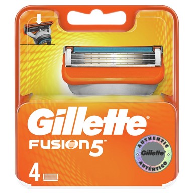 Gillette Fusion Резервни ножчета за самобръсначка х4 броя