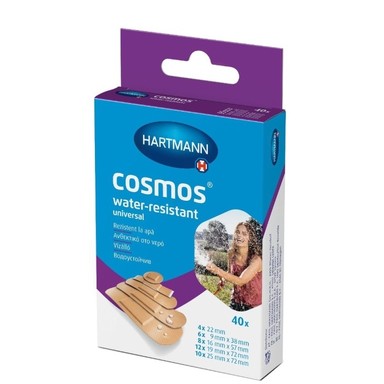 Hartmann Cosmos Universal Водоустойчиви пластири 5 размера х40 броя
