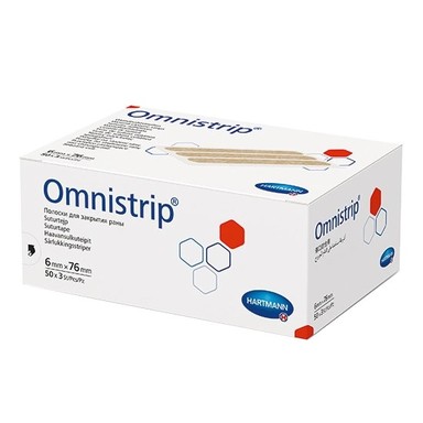 Hartmann Omnistrip Ленти за безшевно затваряне на рани 6 мм/76 мм х3 броя