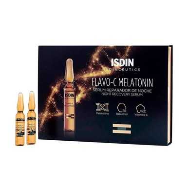 ISDIN Isdinceutics Flavo-C Melatonin Възстановяващ нощен серум 10 ампули х2 мл