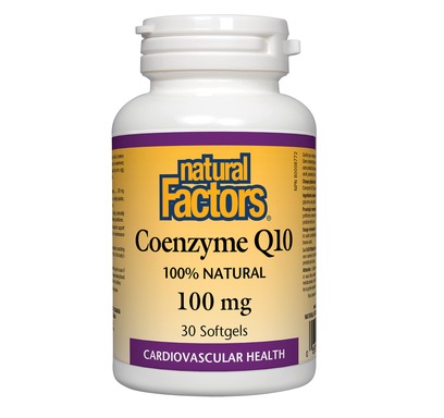 Коензим Q10 100 мг за сърце х30 меки капсули Natural Factors