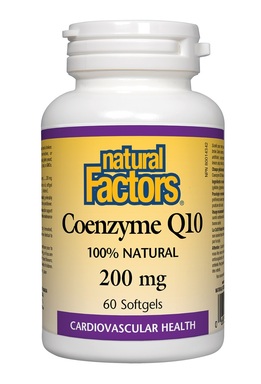 Коензим Q10 антиоксидант 200 мг х60 меки капсули Natural Factors