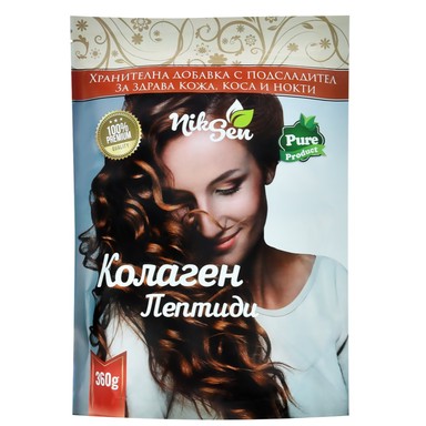 Колаген Пептиди на прах за коса, кожа и нокти x360 г Niksen