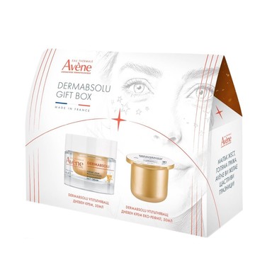 Комплект Avene DermAbsolu Уплътняващ дневен крем x50 мл + Пълнител х50 мл