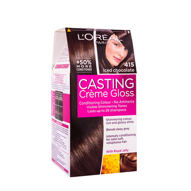 Loreal Casting Creme Gloss Боя за коса без амоняк №415 заледен шоколад