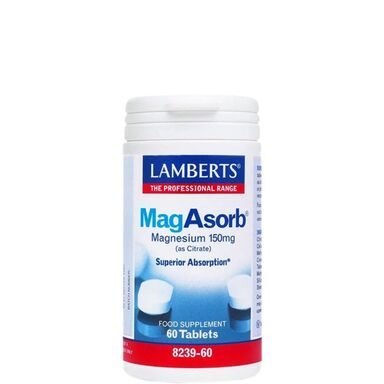 Маг Асорб магнезиев цитрат 150 мг х60 таблетки Lamberts