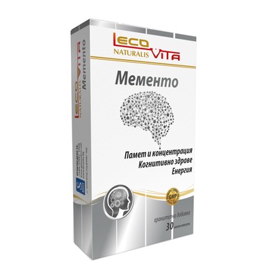Мементо за памет и концентрация х30 капсули Lecovita