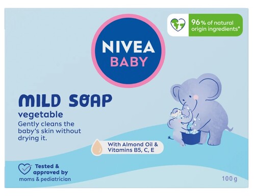 Nivea Baby Нежен подхранващ крем сапун x100 г
