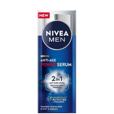 Nivea Men Anti-Age Power 2in1 Серум против бръчки за лице x30 мл