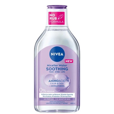 Nivea Soothing Мицеларна вода за чувствителна кожа x400 мл