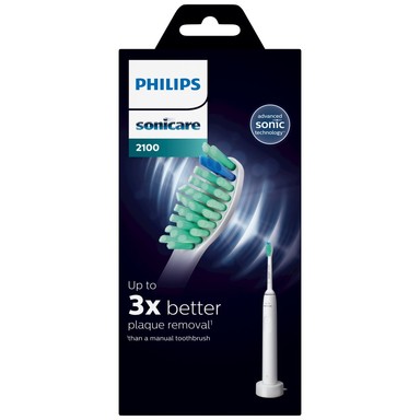 Philips Sonicare 2100 Електрическа звукова четка за зъби бяла