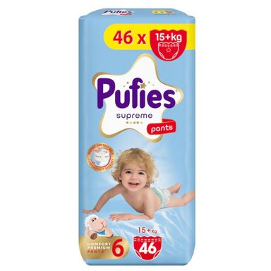 Pufies Supreme Pants 6 Пелени-гащи 15+ кг х46 броя