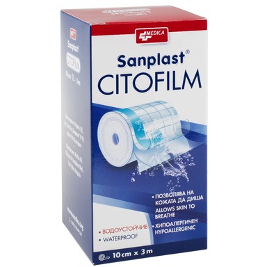 Sanplast Citofilm Прикрепващ пластир 10 см/ 3 м x1 брой Medica