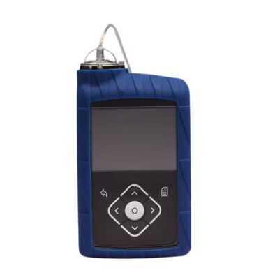 Силиконов калъф за инсулинова помпа син Medtronic