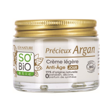 SOBiO Argan Анти-ейдж лек дневен крем с арган х50 мл