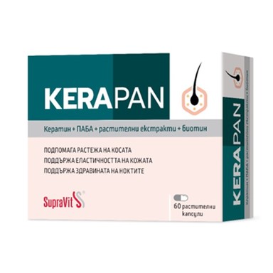 SupraVit Kerapan за коса кожа и нокти х60 капсули