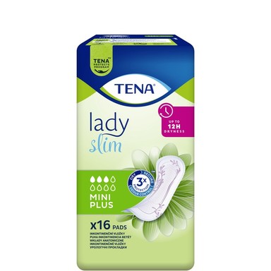 Tena Lady Slim Mini Plus Урологични превръзки 3 капки 250 мл х16 броя