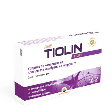 Tiolin Duo 600 мг за нервната система х30 таблетки SWP
