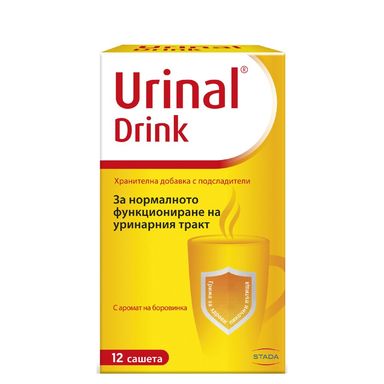 Urinal Drink за нормално функциониране на уринарния тракт х12 сашета Stada