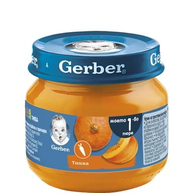 Nestle Gerber Моето първо пюре от тиква 6+ месеца х80 г