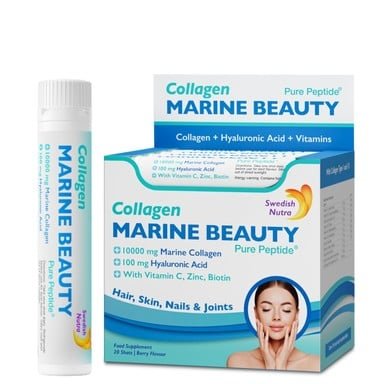 Marine Beauty Рибен колаген 10000 мг 25 мл х20 флакона Swedish Nutra