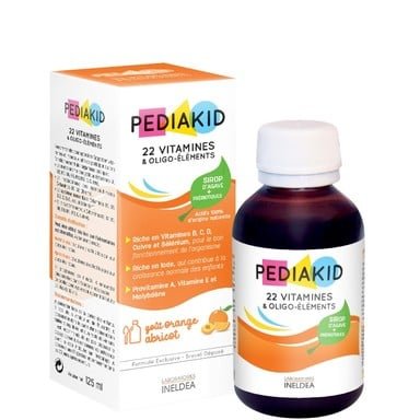 Pediakid Сироп с 22 витамина и микроелементи за деца x125 мл