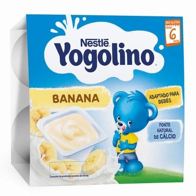 Nestle Yogolino Млечен десерт банан 6+ месеца 4 х100 г