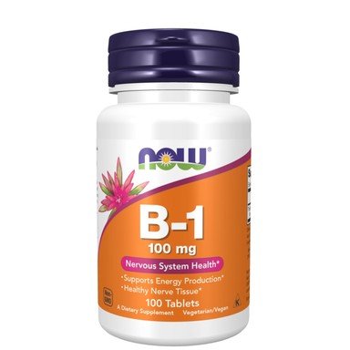 Витамин B-1 100 мг x100 таблетки Now Foods