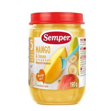 Semper Пюре с манго и банан 5+ месеца х190 г