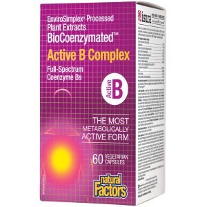 Natural Factors Витамин В комплекс Active В Complex BioCoenzymated™ x 60 капсули